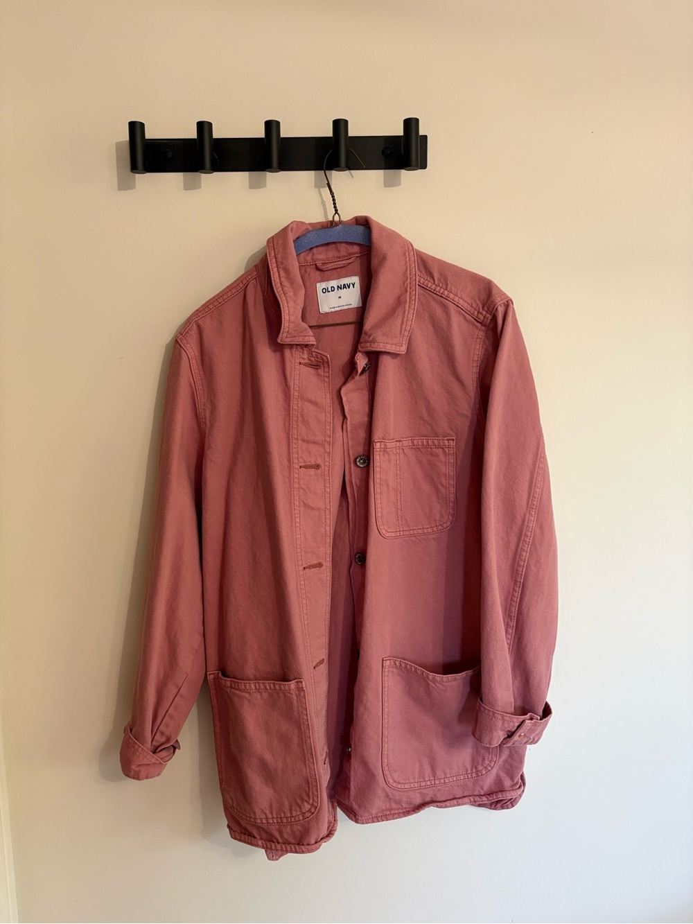Old Navy Men's Dusty Rose Shirt Jacket